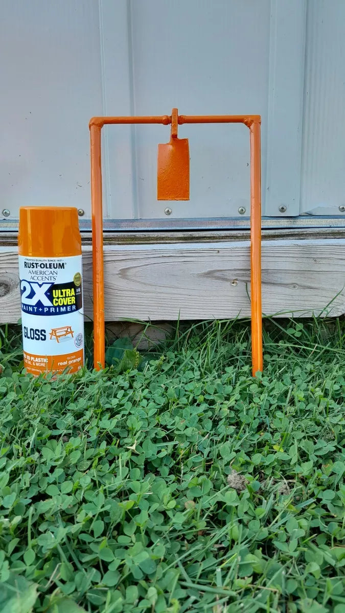 Metal Spinning Target For .30 Airgun &, .22LR (Orange!) - AirgunTargetStore&More