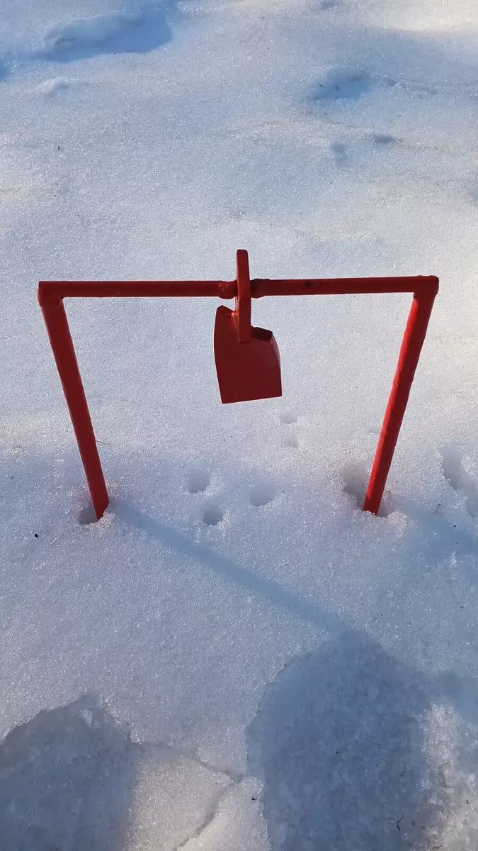 Metal Spinning Target For .30 Airgun &, .22LR (Red!) - AirgunTargetStore&More