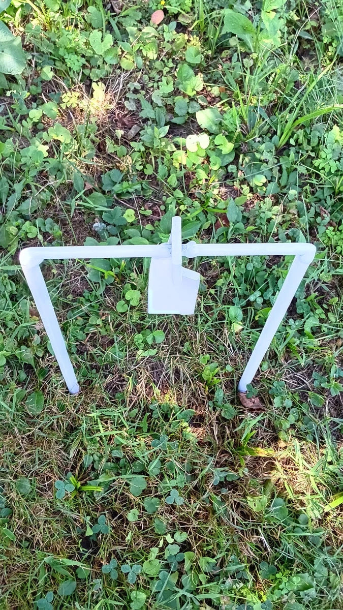 Metal Spinning Target For .30 Airgun &, 22LR (White!) - AirgunTargetStore&More