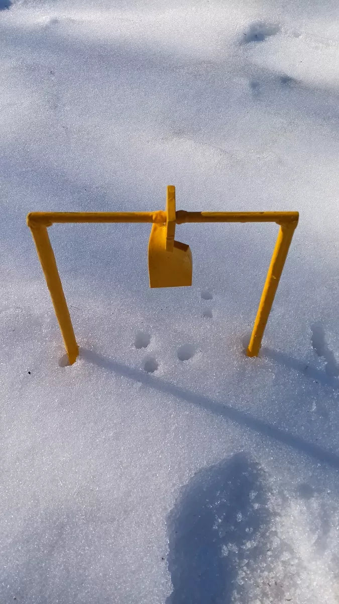 Metal Spinning Target For .30 Airgun &, .22LR (Yellow!)(CLEARANCE!) - AirgunTargetStore&More