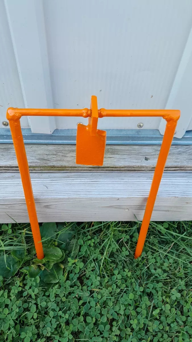 Metal Spinning Target For .30 Airgun &, .22LR (Orange!) - AirgunTargetStore&More