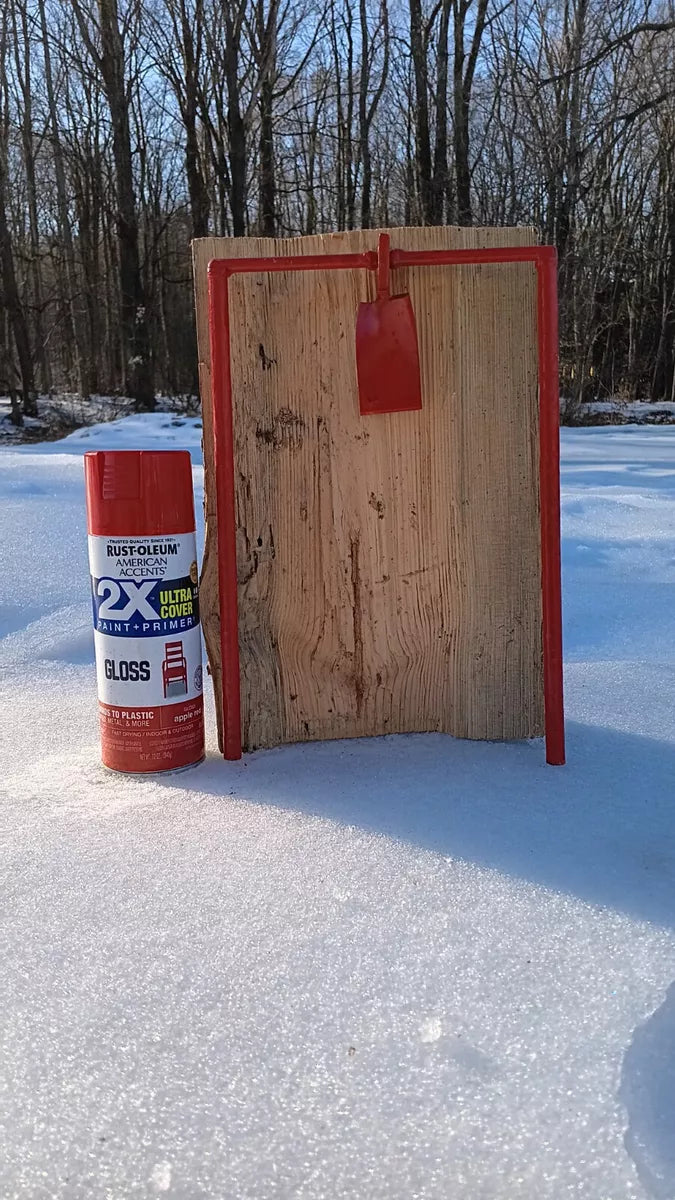 Metal Spinning Target For .30 Airgun &, .22LR (Red!) - AirgunTargetStore&More