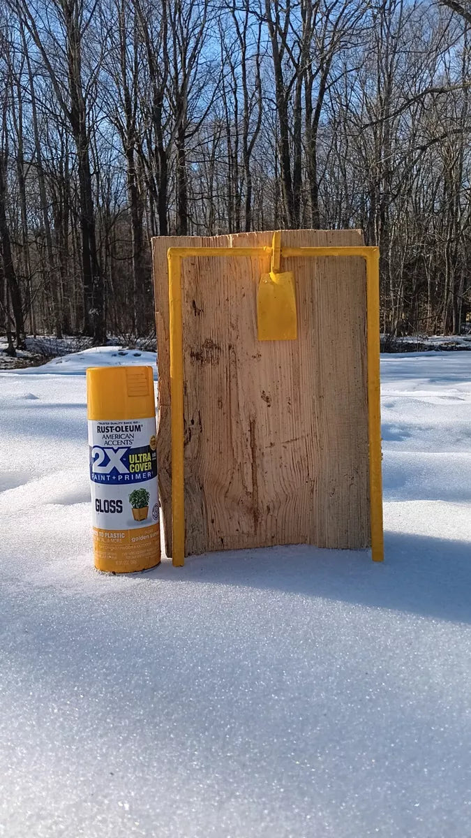 Metal Spinning Target For .30 Airgun &, .22LR (Yellow!)(CLEARANCE!) - AirgunTargetStore&More