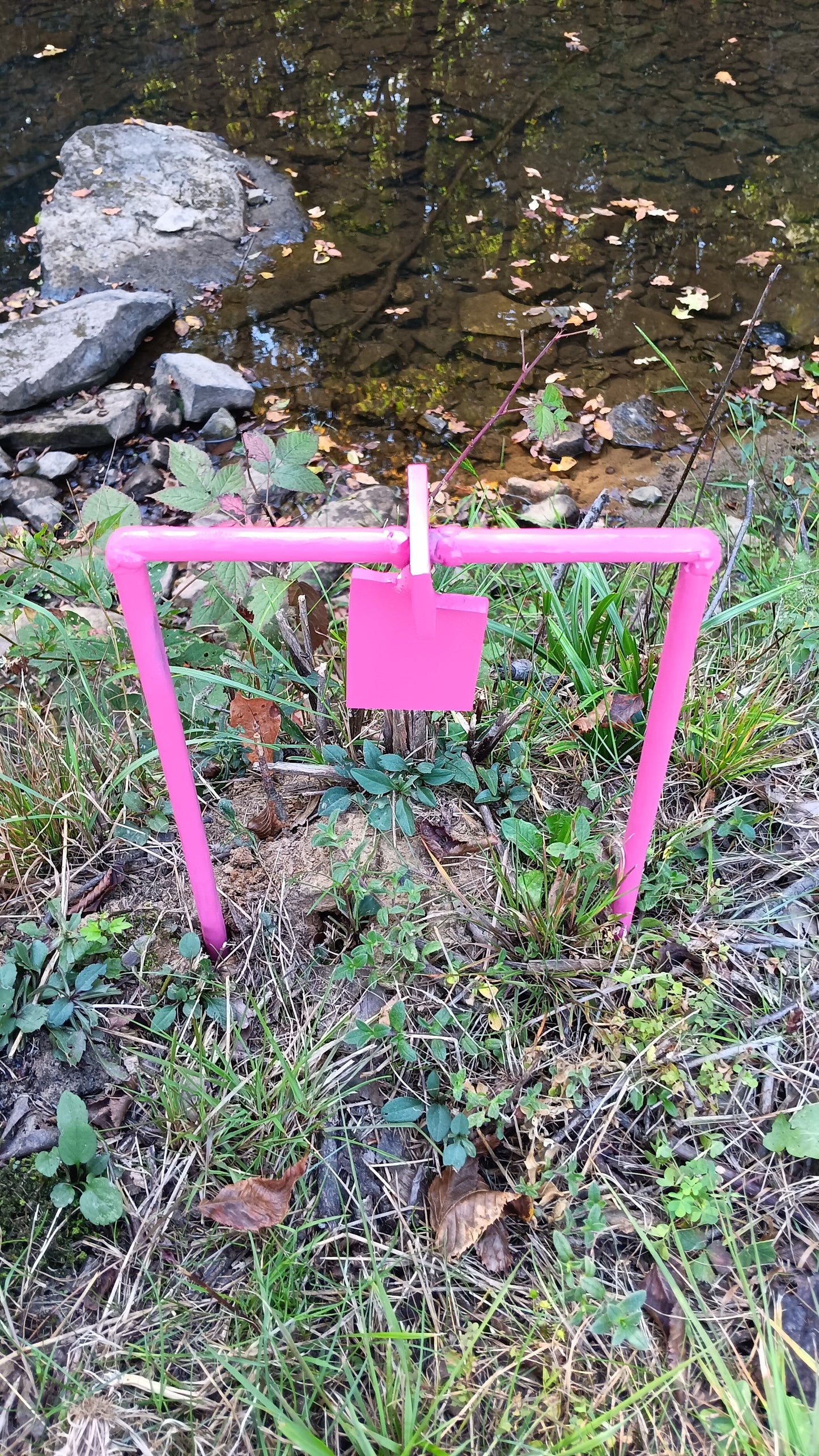 9MM Metal Spinning Target (Pink!) - AirgunTargetStore&More