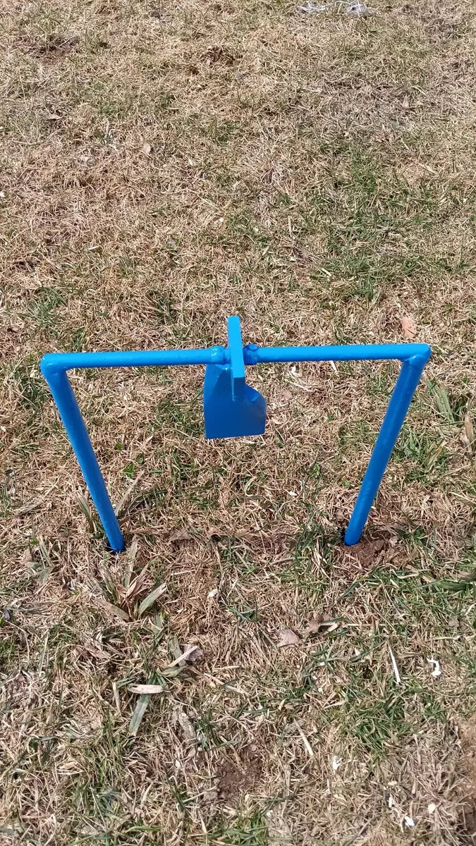 Metal Spinning Target For .30 Airgun &, .22LR (Blue!) - AirgunTargetStore&More