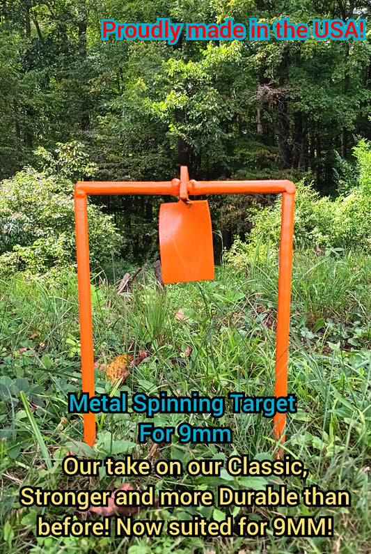 9MM Metal Spinning Target (Orange!)