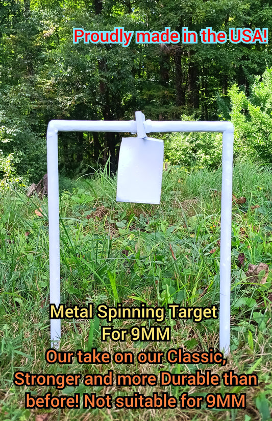 9MM Metal Spinning Target (White!)