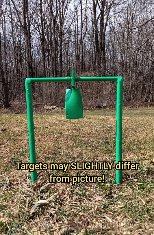 Metal Spinning Target For .30 Airgun &, .22LR (Green!) - AirgunTargetStore&More