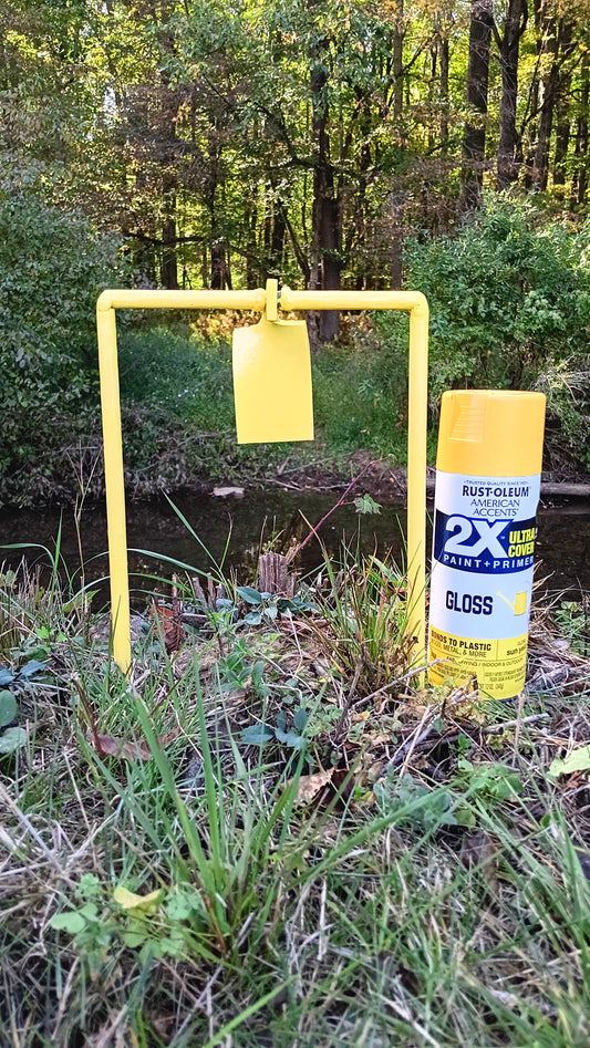 9MM Metal Spinning Target (Yellow!) - AirgunTargetStore&More