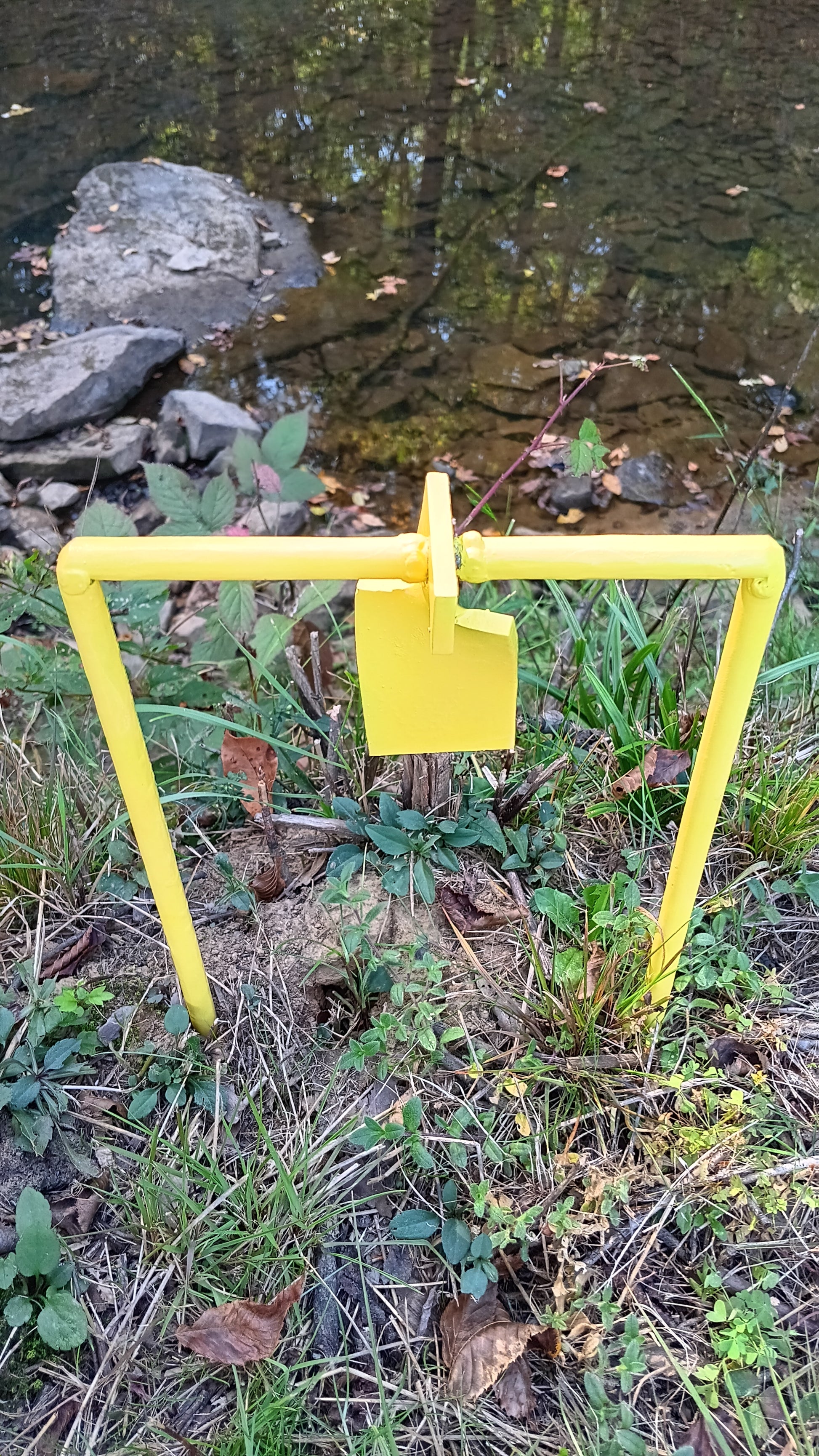 9MM Metal Spinning Target (Yellow!) - AirgunTargetStore&More