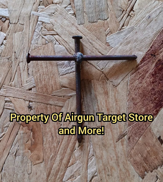 Small Metal Nail Crosses - AirgunTargetStore&More