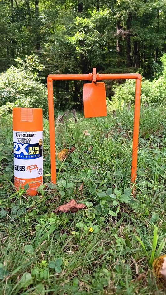 9MM Metal Spinning Target (Orange!) - AirgunTargetStore&More