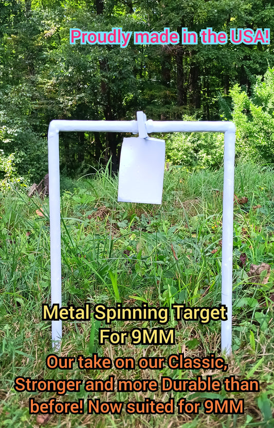 9MM Metal Spinning Target (White!) - AirgunTargetStore&More